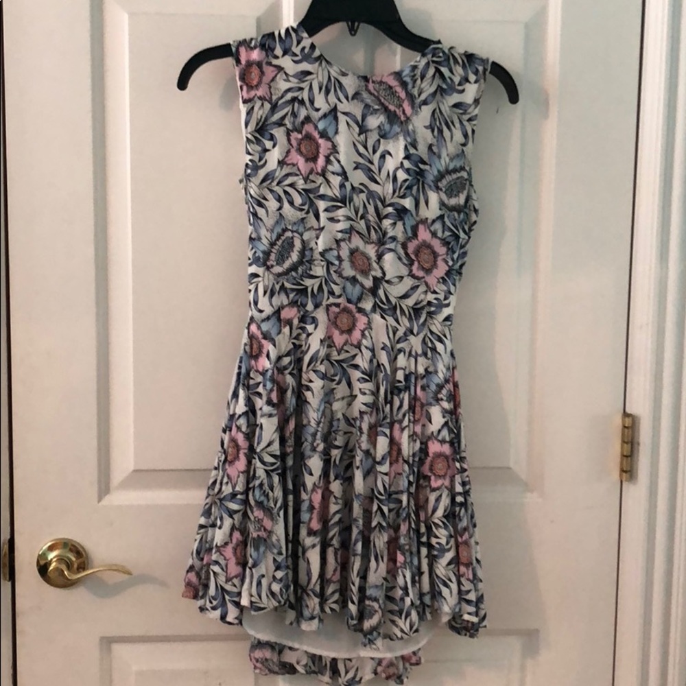 White floral dress